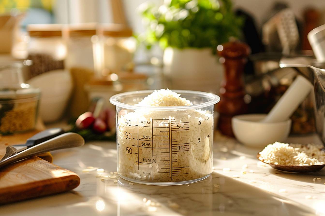 Portion individuelle de riz